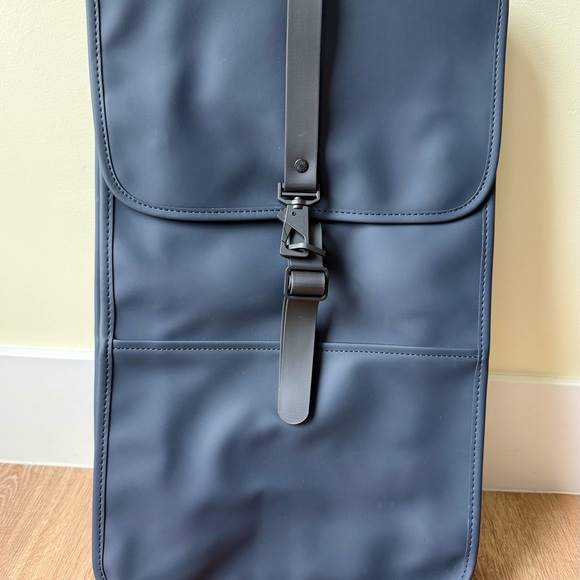 Rains Navy Large Backpack